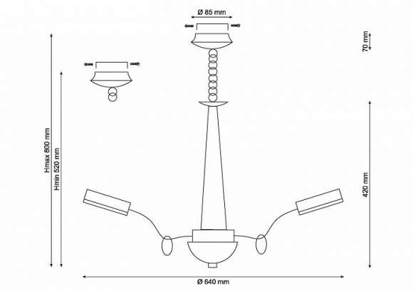Natura 156.6 Подвесная люстра Lucia Tucci