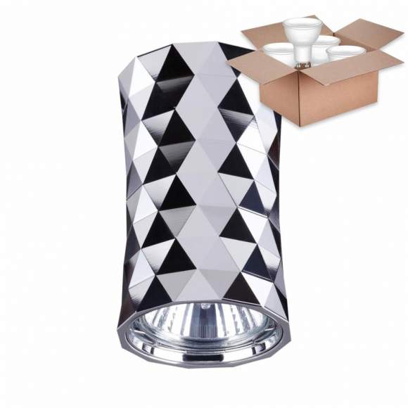 Накладной светильник с лампочкой Odeon Light Ad Astrum 4288/1C+Lamps Gu10 Накладной светильник с лампочкой Odeon Light Ad Astrum 4288/1C+Lamps Gu10