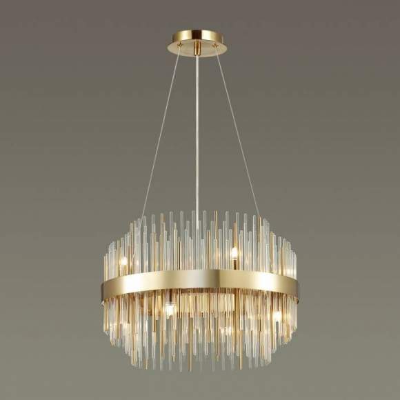 Подвесная люстра с лампочками Odeon Light Ida 4639/8+Lamps G9