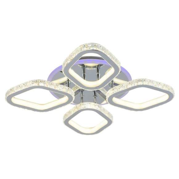 Светодиодная диммируемая люстра с ПДУ Profit Light 8044/4 CHR