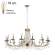 Подвесная люстра с лампочками F-Promo Plini 2591-18P+Lamps E14 Свеча