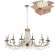 Подвесная люстра с лампочками F-Promo Plini 2591-18P+Lamps E14 Свеча