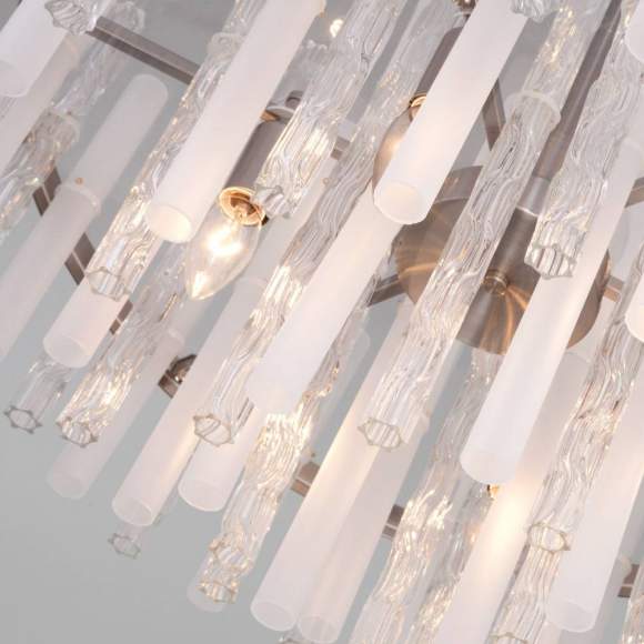 Светодиодная люстра с управлением Wi-Fi Bogate's 367/9 Smart никель