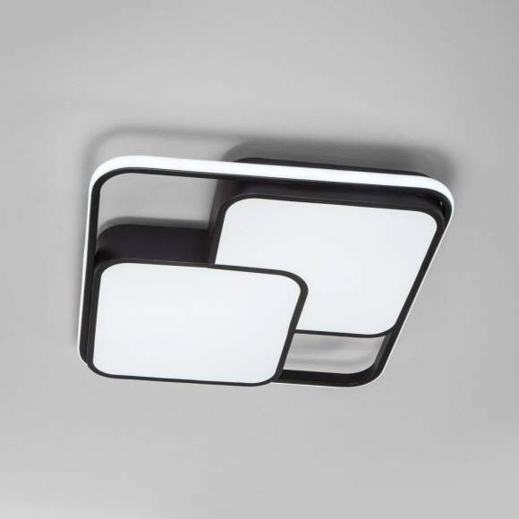 Потолочная люстра с пультом ДУ Eurosvet Jeremy 90253/1 черный Потолочная люстра с пультом ДУ Eurosvet Jeremy 90253/1 черный