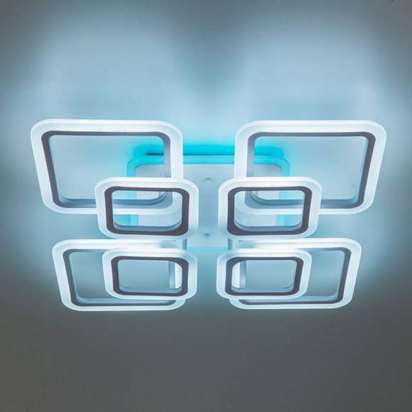 Потолочная светодиодная люстра с голосовым управлением Citilux Марсель Смарт CL232A180E