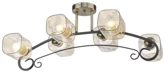 Потолочная люстра Velante с поддержкой Алиса 212-507-06-A Потолочная люстра Velante с поддержкой Алиса 212-507-06-A