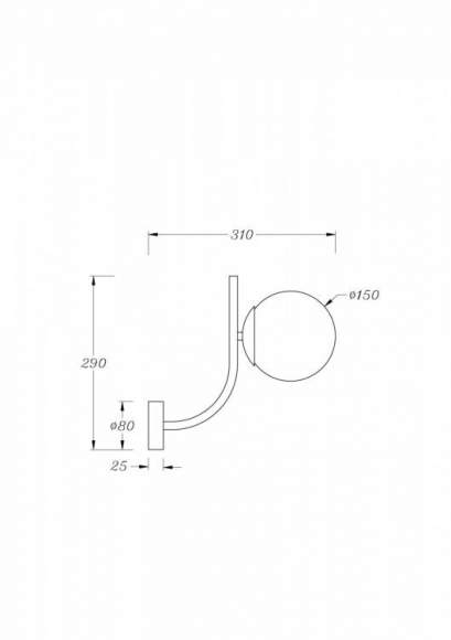 Бра Maytoni Rendez-vous MOD109WL-01BS
