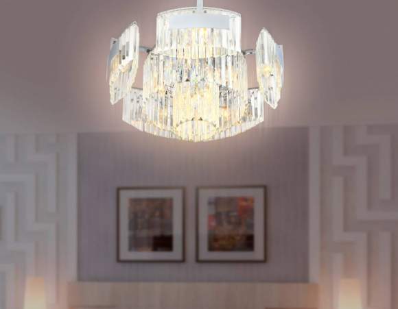 Потолочная люстра Ambrella light TR5092/10 CH/CL Потолочная люстра Ambrella light TR5092/10 CH/CL