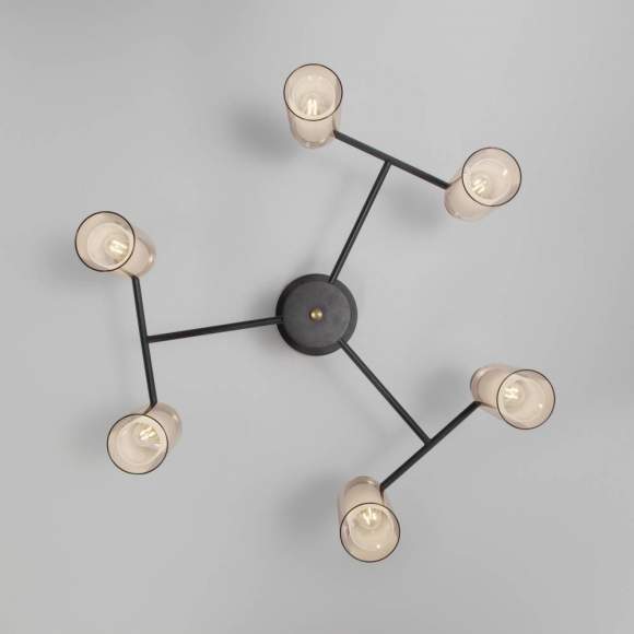 Потолочная люстра Евросвет Amado 70115/6 черный (a050068)