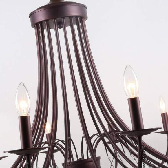 Подвесная люстра с лампочками F-Promo Plini 2590-18P+Lamps E14 Свеча Подвесная люстра с лампочками F-Promo Plini 2590-18P+Lamps E14 Свеча