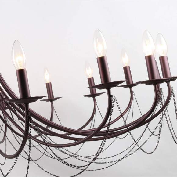 Подвесная люстра с лампочками F-Promo Plini 2590-18P+Lamps E14 Свеча Подвесная люстра с лампочками F-Promo Plini 2590-18P+Lamps E14 Свеча