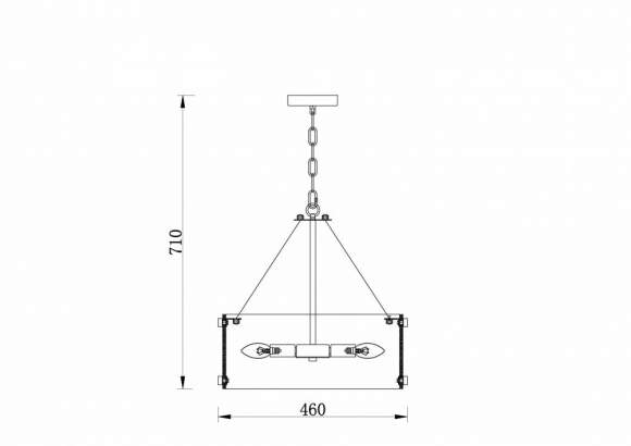 Подвесной светильник Freya FR5190PL-06BS