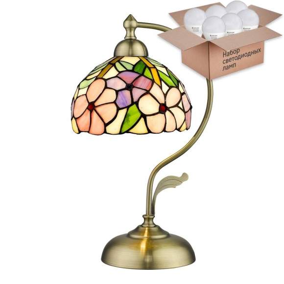 Настольная лампа с лампочкой Velante 888-804-01+Lamps E27 P45 Настольная лампа с лампочкой Velante 888-804-01+Lamps E27 P45