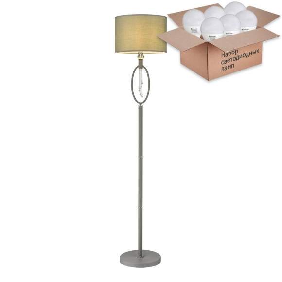 Торшер с лампочкой Velante 292-105-01+Lamps E14 P45 Торшер с лампочкой Velante 292-105-01+Lamps E14 P45