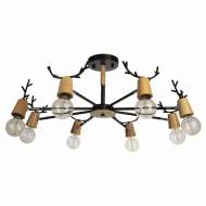 Люстра на штанге LOFTIT Sven 10024/8 Black Люстра на штанге LOFTIT Sven 10024/8 Black