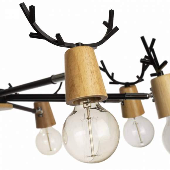 Люстра на штанге LOFTIT Sven 10024/8 Black