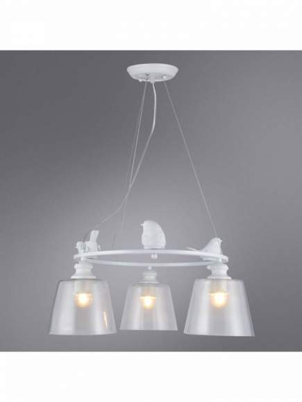 Подвесная люстра Arte Lamp Passero с поддержкой Маруся A4289LM-3WH-М