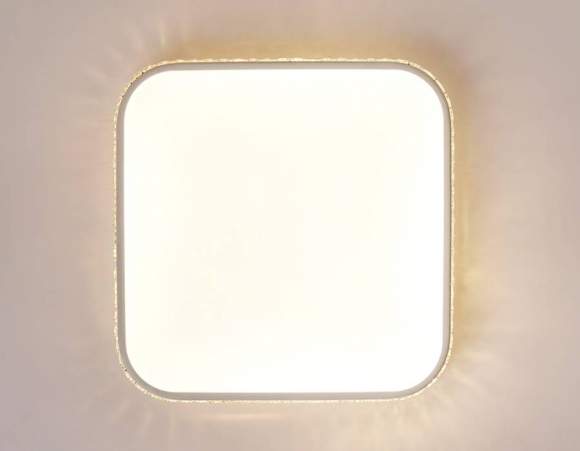 Потолочный светодиодный светильник с ПДУ ИК Ambrella light Crystal FF75