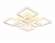 Потолочная диммируемая люстра с пультом ДУ Ambrella light FA5303 WH