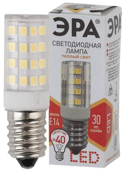 Светодиодная лампа Е14 5W 2700К (теплый) Эра LED T25-5W-CORN-827-E14 (Б0033030)