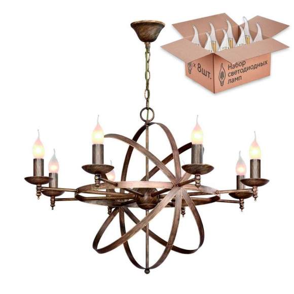 Люстра с лампочками F-Promo Uranium 2166-8P+Lamps