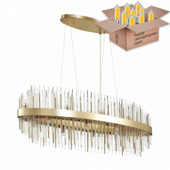 Подвесная люстра с лампочками Odeon Light Ida 4639/16+Lamps G9 Подвесная люстра с лампочками Odeon Light Ida 4639/16+Lamps G9