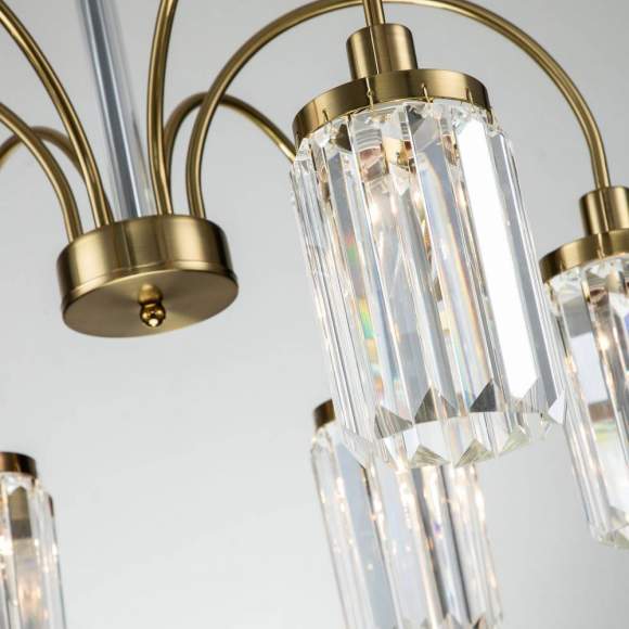 Подвесная люстра с лампочками Favourite Duke 2969-6P+Lamps E14 Свеча Подвесная люстра с лампочками Favourite Duke 2969-6P+Lamps E14 Свеча