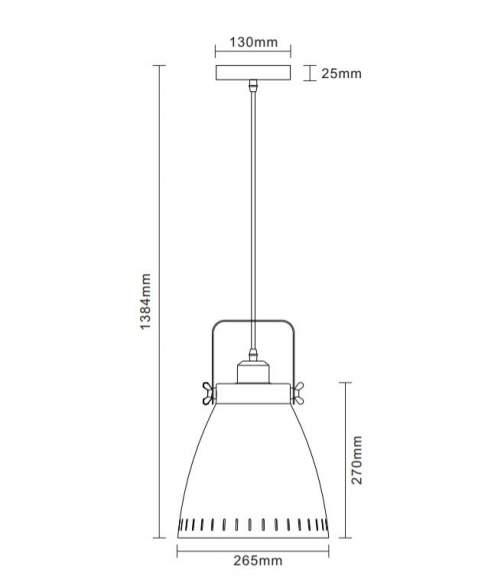 PL-428L  С62 Светильник подвесной Camelion  New York 13072
