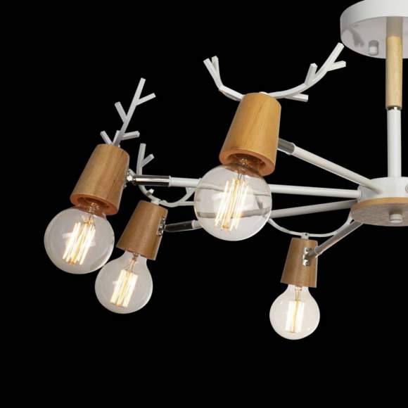 Люстра на штанге LOFTIT Sven 10024/8 White