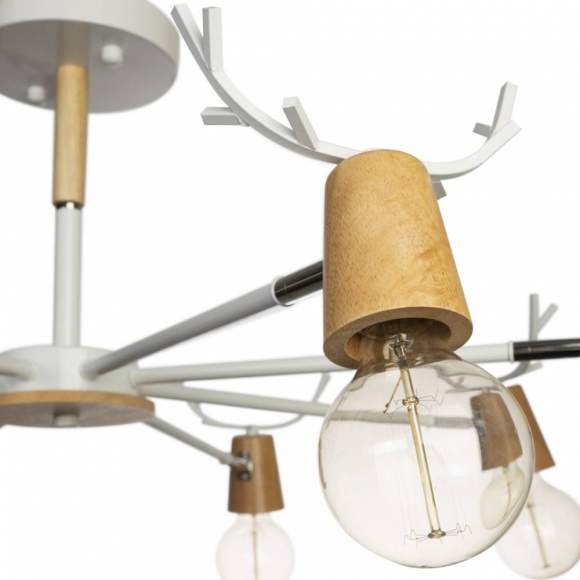 Люстра на штанге LOFTIT Sven 10024/8 White