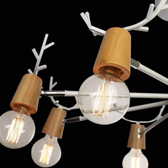 Люстра на штанге LOFTIT Sven 10024/8 White