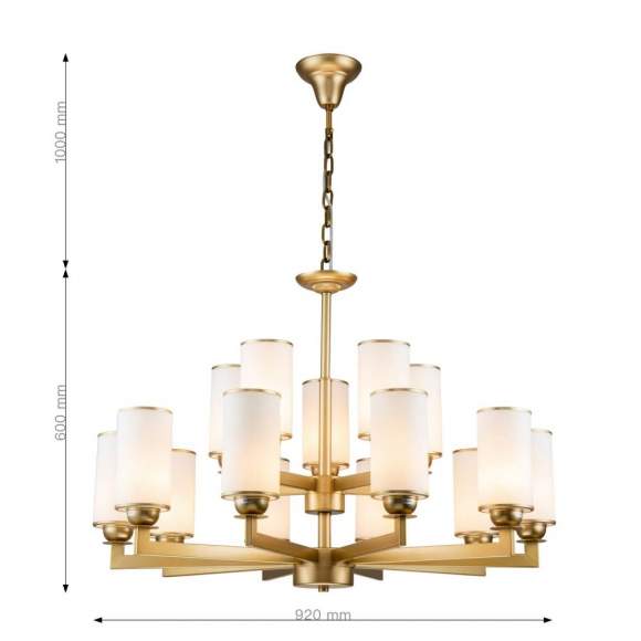 Люстра подвесная Favourite Sollemnis с лампочками 2621-15P+Lamps E27 Свеча