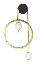 Настенный светильник Crystal Lux RODRIGO AP20W LED BLACK/GOLD