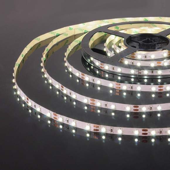 5м. Светодиодная лента холодного цвета 6500К 2835, 4,8W, 24V, 60LED/m, IP20 Elektrostandard (a052955)