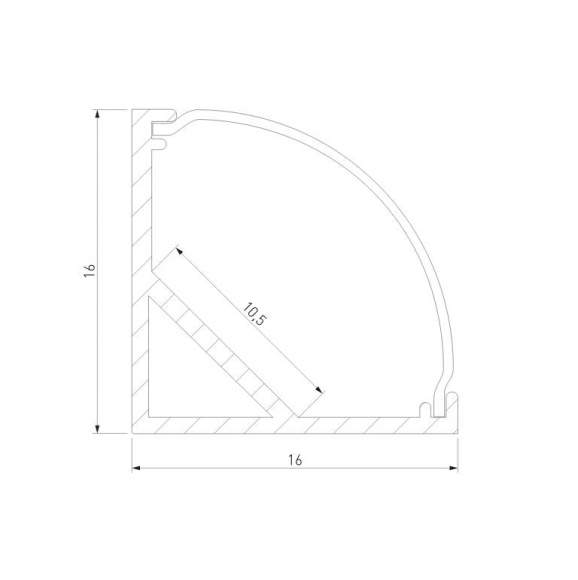2м. Угловой алюминиевый профиль для светодиодной ленты Elektrostandard LL-2-ALP008 (a041813) 2м. Угловой алюминиевый профиль для светодиодной ленты Elektrostandard LL-2-ALP008 (a041813)