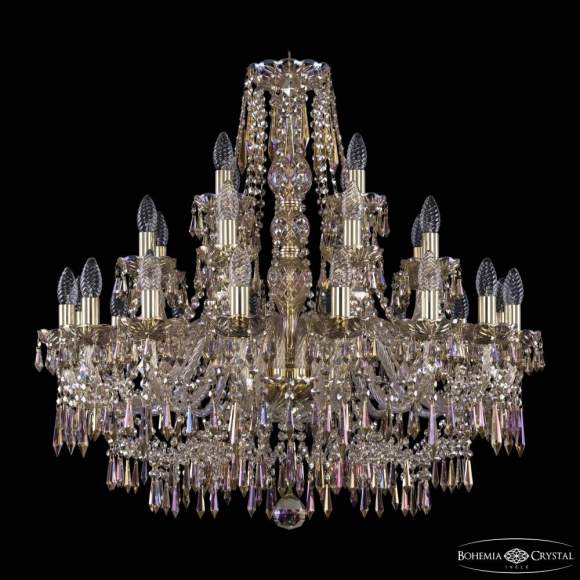 Люстра подвесная Bohemia Ivele Crystal 1403/16+8+4/300 G M801