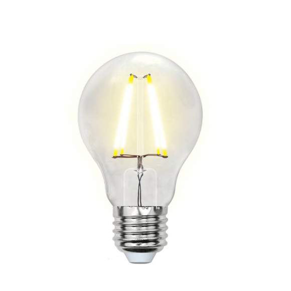Филаментная светодиодная лампа E27 8W 3000K (теплый) Sky Uniel LED-A60-8W-WW-E27-CL PLS02WH (UL-00000198)