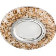 Встраиваемый светильник с подсветкой Fametto Luciole DLS-L108 GU5.3 CHROME-WHITE UL-00000359