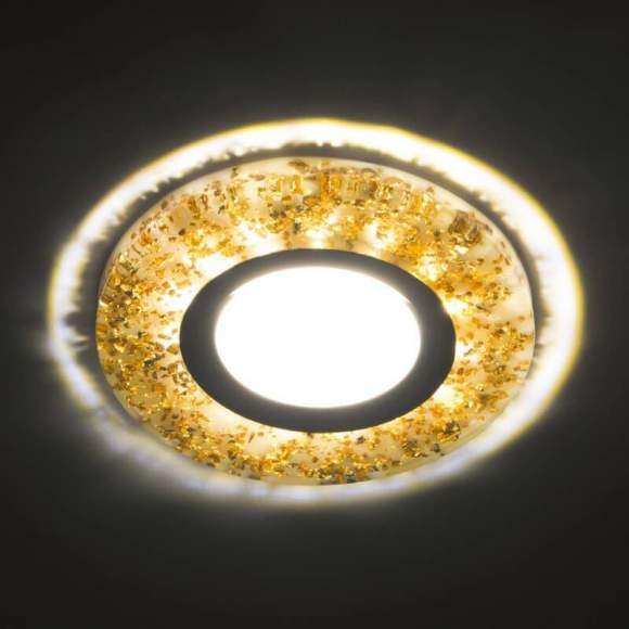 Встраиваемый светильник с подсветкой Fametto Luciole DLS-L108 GU5.3 CHROME-WHITE UL-00000359 Встраиваемый светильник с подсветкой Fametto Luciole DLS-L108 GU5.3 CHROME-WHITE UL-00000359