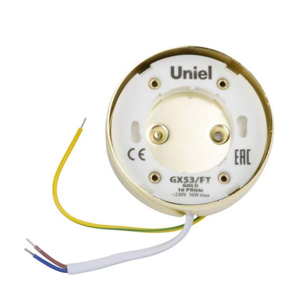Потолочный светильник, набора из 10шт Uniel GX53/FT GOLD 10 PROM (UL-00004147)