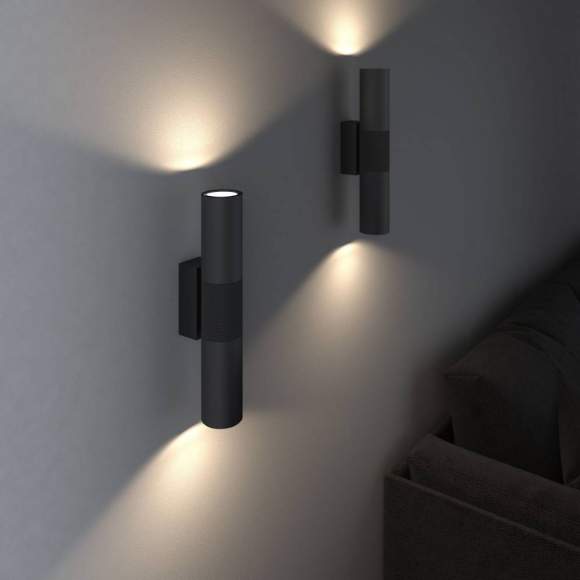 Настенный светодиодный светильник Elektrostandard Steel 40119/LED черный (a058978)