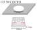 Встраиваемый светильник Crystal Lux CLT 501C120 WH