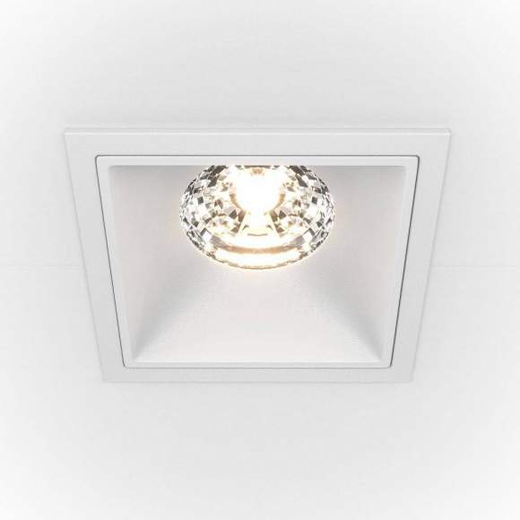 Встраиваемый светильник Maytoni Alfa LED DL043-01-15W3K-D-SQ-W Встраиваемый светильник Maytoni Alfa LED DL043-01-15W3K-D-SQ-W