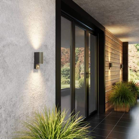 Уличный светильник с датчиком движения Odeon Motto 4390/2W