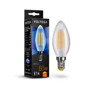 Филаментная светодиодная лампа E14 6W 2800К (теплый) Crystal Voltega 7044