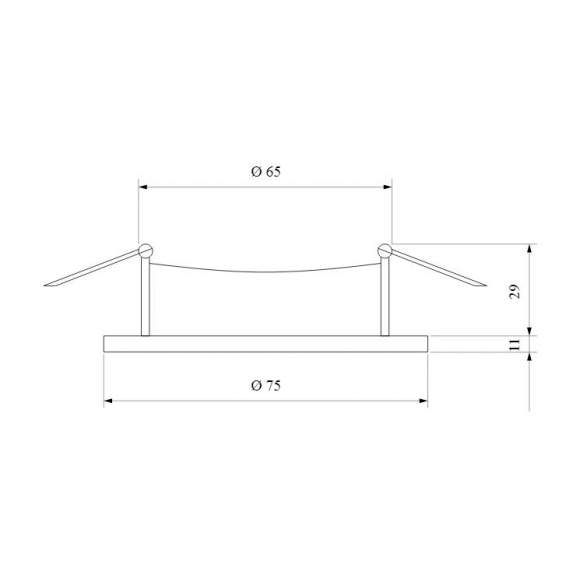 Встраиваемый светильник Elektrostandard 112 MR16 белый/черный (a053339)