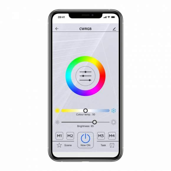 Светодиодная люстра с поддержкой ''Алиса'' и пультом Citilux Альпина Смарт CL718A12G