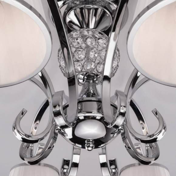 60088/8 хром хром Потолочная люстра с абажурами Eurosvet Tessa