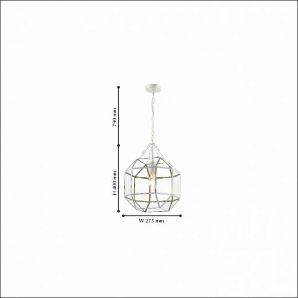 Подвесной светильник с лампочкой  Favourite Quadratum 1948-1P+Lamps А60
