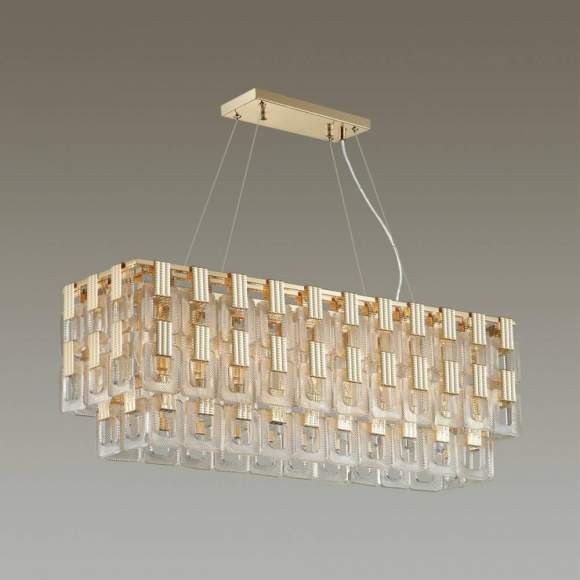 Подвесная люстра с лампочками Odeon Light Buckle 4989/10+Lamps E14 Свеча Подвесная люстра с лампочками Odeon Light Buckle 4989/10+Lamps E14 Свеча